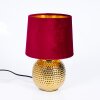 Lampe de table Beddie Or, 1 lumière