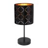 Lampe de table Globo SUNNA Noir, 1 lumière