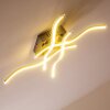 Plafonnier Mapleton LED Nickel mat, 4 lumières
