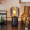Lampe de table Keppoch Noir, 1 lumière