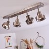 Plafonnier Chagres Nickel mat, 4 lumières