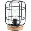 Lampe de table Brilliant Gwen Bois clair, Noir, 1 lumière