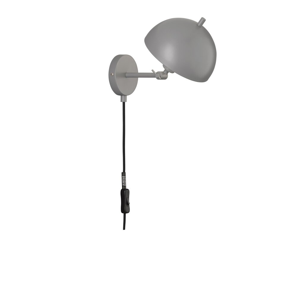 Applique murale SCHÖNER WOHNEN-Kollektion KIA Gris, 1 lumière main product photo