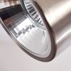 Plafonnier Chagres Nickel mat, 1 lumière