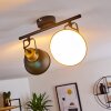 Plafonnier Blackburn Noir doré, 2 lumières