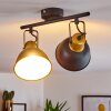 Plafonnier Blackburn Noir doré, 2 lumières