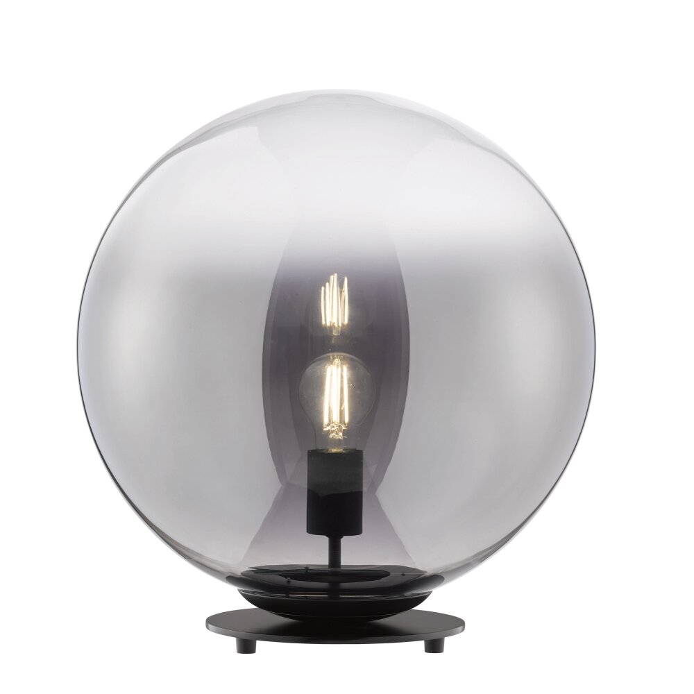 Lampe de table SCHÖNER WOHNEN-Kollektion MIRROR Noir, 1 lumière main product photo