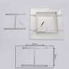 Plafonnier Buenaventura LED Blanc, 1 lumière, Télécommandes