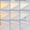 Plafonnier Cor LED Blanc, 1 lumière, Télécommandes