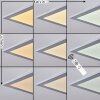 Plafonnier Nexo LED Blanc, 1 lumière, Télécommandes
