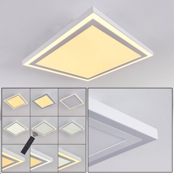Plafonnier Salamo LED Blanc, 2 lumières Plafonnier Salamo LED Blanc, 2 lumières