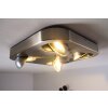 Plafonnier Granada LED Nickel mat, 4 lumières