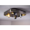 Plafonnier Granada LED Nickel mat, 4 lumières