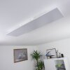 Plafonnier Salamo LED Blanc, 1 lumière, Télécommandes