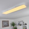 Plafonnier Salamo LED Blanc, 1 lumière, Télécommandes