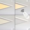 Plafonnier Nexo LED Blanc, 1 lumière, Télécommandes