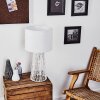Lampe de table Beteta Blanc, 2 lumières