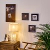 Lampe de table Beteta Blanc, 2 lumières