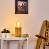 Lampe de table Castellar Bois clair, 1 lumière