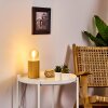 Lampe de table Castellar Bois clair, 1 lumière