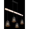 Suspension Globo ABLONA Noir, 4 lumières