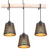 Suspension Globo ABLONA Noir, 4 lumières
