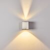 Applique murale d'extérieur Mora LED Acier inoxydable, 2 lumières