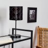 Lampe de table Arnoya Noir, 1 lumière