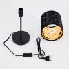 Lampe de table Arnoya Noir, 1 lumière