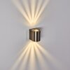 Applique murale d'extérieur Mora LED Acier inoxydable, 2 lumières