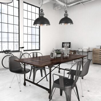 Suspension Steinhauer Gaeve Noir, 1 lumière Suspension Steinhauer Gaeve Noir, 1 lumière