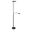 Lampadaire Steinhauer Turound LED Noir, 2 lumières