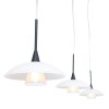 Suspension Steinhauer Tallerken LED Nickel mat, 3 lumières