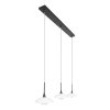 Suspension Steinhauer Tallerken LED Nickel mat, 3 lumières