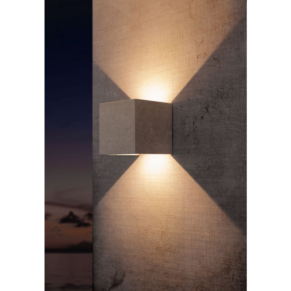 Applique murale d'extérieur Mantra TAOS LED Blanc, 1 lumière main product photo