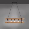 Suspension Leuchten Direkt EDITH Bois clair, 5 lumières