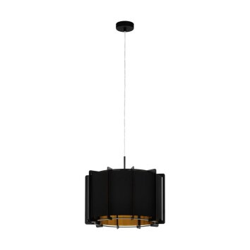 Suspension EGLO PINETA Noir, 1 lumière