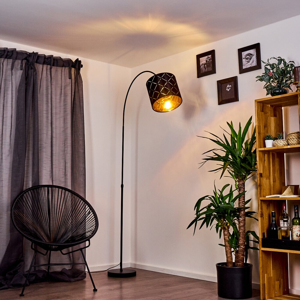 Lampe à arc Arnoya Noir, 1 lumière main product photo