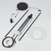 Lampadaire Mairoa LED Noir, 2 lumières