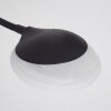 Lampadaire Mairoa LED Noir, 2 lumières