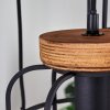 Suspension Husvik Noir, 3 lumières
