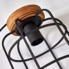 Suspension Husvik Noir, 3 lumières