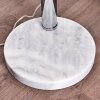 Lampadaire Nikkala Chrome, Blanc, 5 lumières