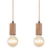 Suspension Globo FRIDA Brun, Noir, 4 lumières