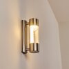Applique murale d'extérieur Caivano LED Nickel mat, 1 lumière