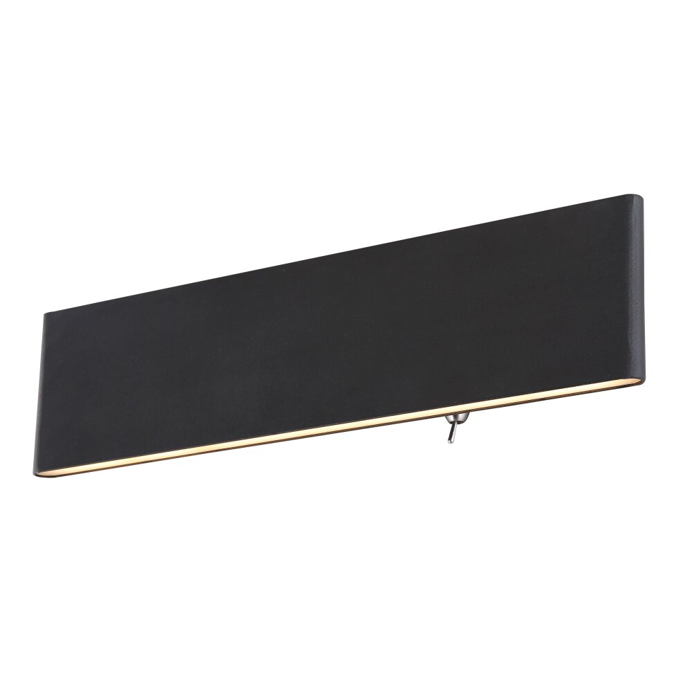 Applique murale Globo SIEGFRIED LED Noir, 1 lumière main product photo