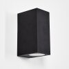 Applique murale d'extérieur Komoren LED Noir, 2 lumières