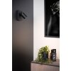 Applique murale Lucide NIGEL LED Noir, 1 lumière