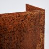 Applique murale d'extérieur Benin LED Rouille, 1 lumière