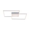 Plafonnier Leuchten Direkt ASMIN LED Nickel mat, 3 lumières, Télécommandes